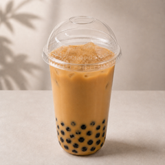 (PLA) Bioplastic Dome Lid, 12-16oz (96mm) BPI (20PK/50CT)