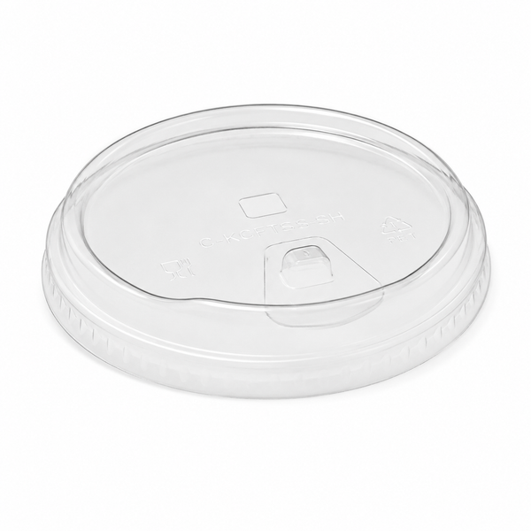 (PLA) Bioplastic Sip Lid, 9-24oz (96mm) BPI (20PK/50CT)