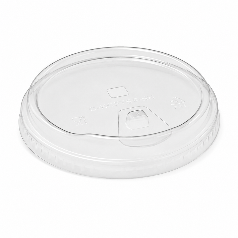 (PLA) Bioplastic Sip Lid, 9-24oz (96mm) BPI (20PK/50CT)