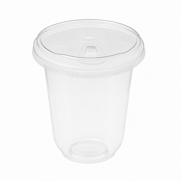 (PLA) Bioplastic Sip Lid, 9-24oz (96mm) BPI (20PK/50CT)