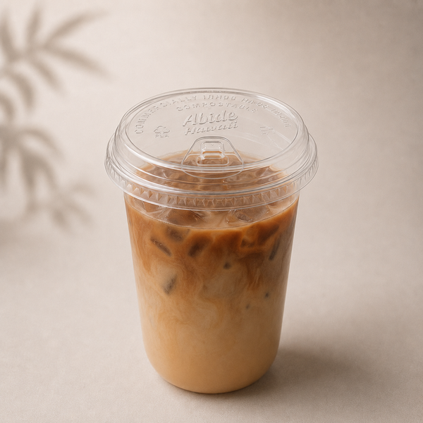 (PLA) Bioplastic Sip Lid, 9-24oz (96mm) BPI (20PK/50CT)