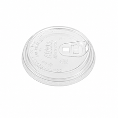 (PLA) Bioplastic Sip Lid, 9-24oz (96mm) BPI (20PK/50CT)