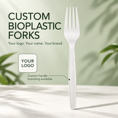 (Custom) (PLA) Bioplastic Fork 6.5