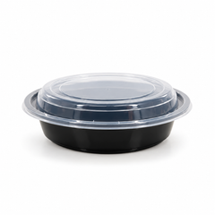 [Hawaii Foodware] 16 oz Round Microwavable Food Container with Lid