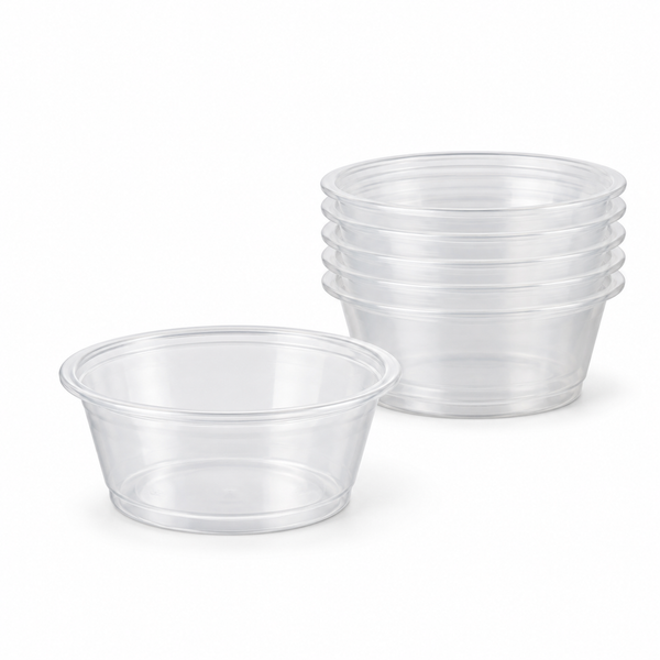 [Hawaii Foodware] 1.5 oz PP Portion Cups, Clear, 62 mm, 250 Count