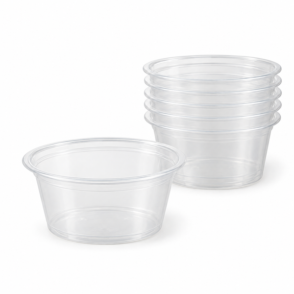 [Hawaii Foodware] 2 oz PP Portion Cups, Clear, 62 mm, 250 Count