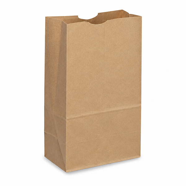Paper Carry Out Bag – Kraft, Multiple Sizes (#2, #4, #8, #12, #20), 500CT