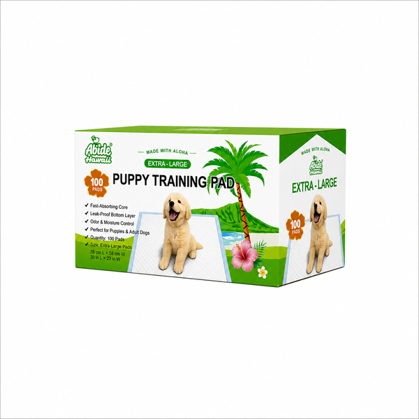 Abide Hawaii Extra-Large Dog Training Pads – 100 Count