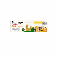 (Household Essential) Monstera Quart Freezer, Reusable Double Zipper, Food Storage Bags