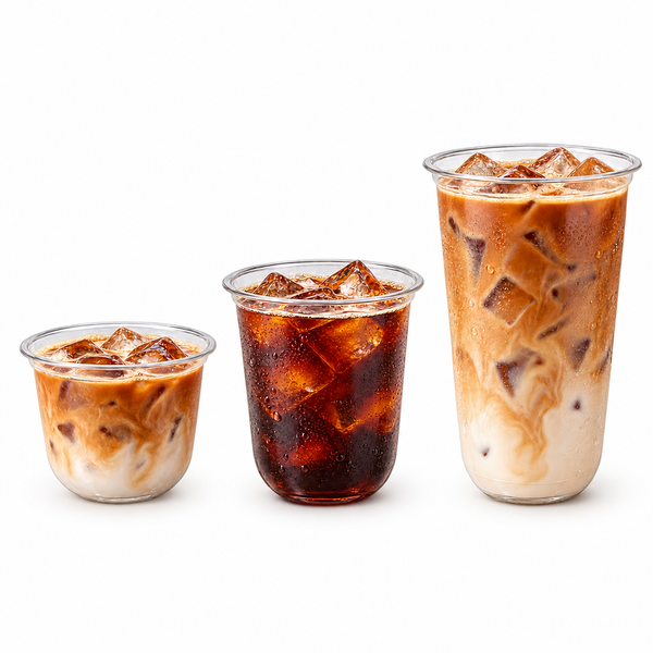 (PLA) Bioplastic Cup 12oz, 16oz and 24oz Rounded bottom (10PK/100CT), BPI Certified