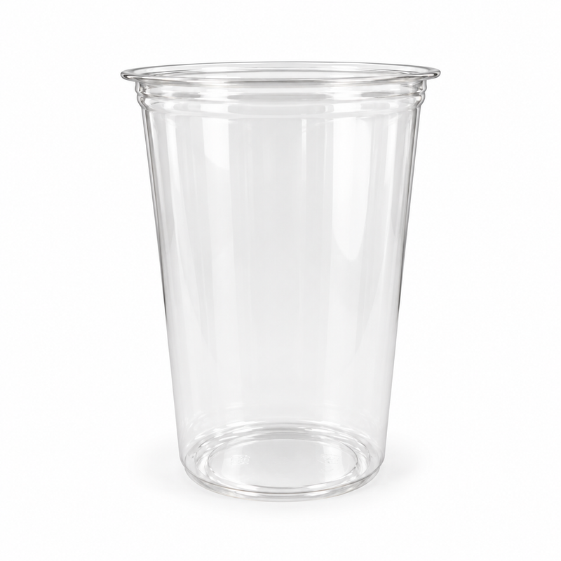 32 oz PLA Clear Poke Bowl, Plant-Based Bioplastic, Disposable