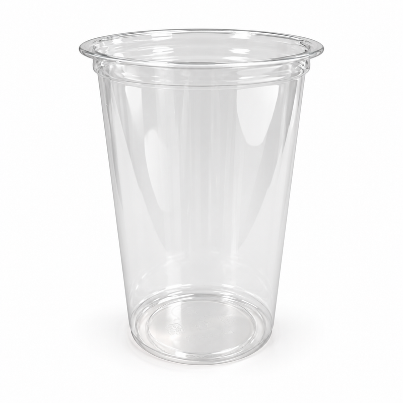 32 oz PLA Clear Poke Bowl, Plant-Based Bioplastic, Disposable