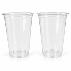 32 oz PLA Clear Poke Bowl, Plant-Based Bioplastic, Disposable
