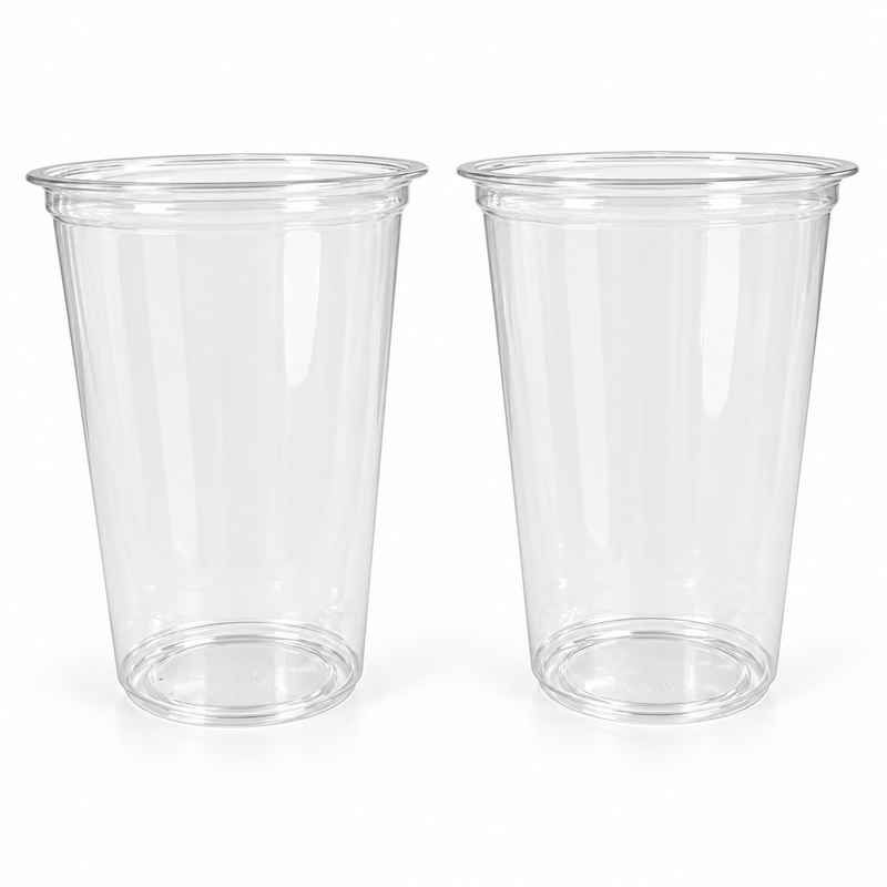 32 oz PLA Clear Poke Bowl, Plant-Based Bioplastic, Disposable