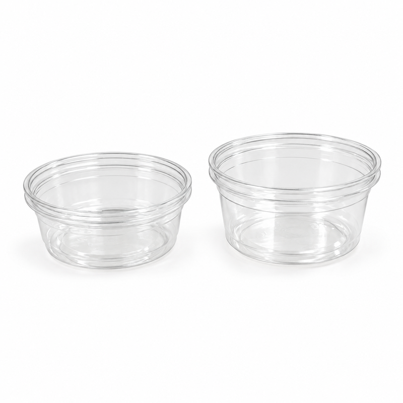 12 oz PLA Clear Poke Bowl, Plant-Based Bioplastic, Disposable