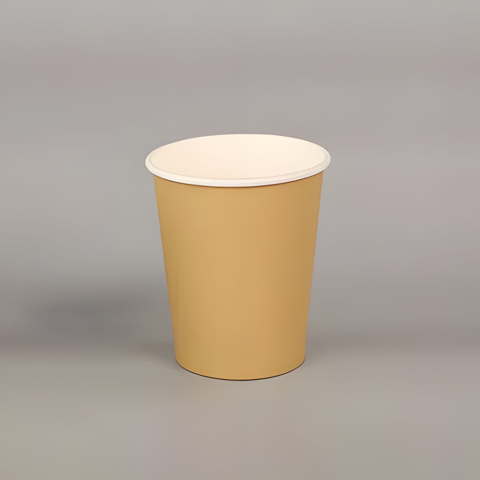Paper Single Wall Cup 8oz, 100% Bamboo Fiber, Neutral Color, For Coffe ...