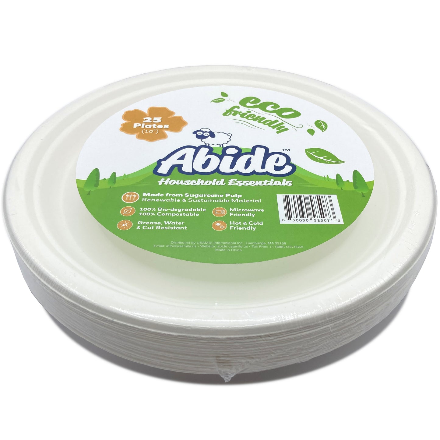 Abide Eco Compostable Dinner Plates