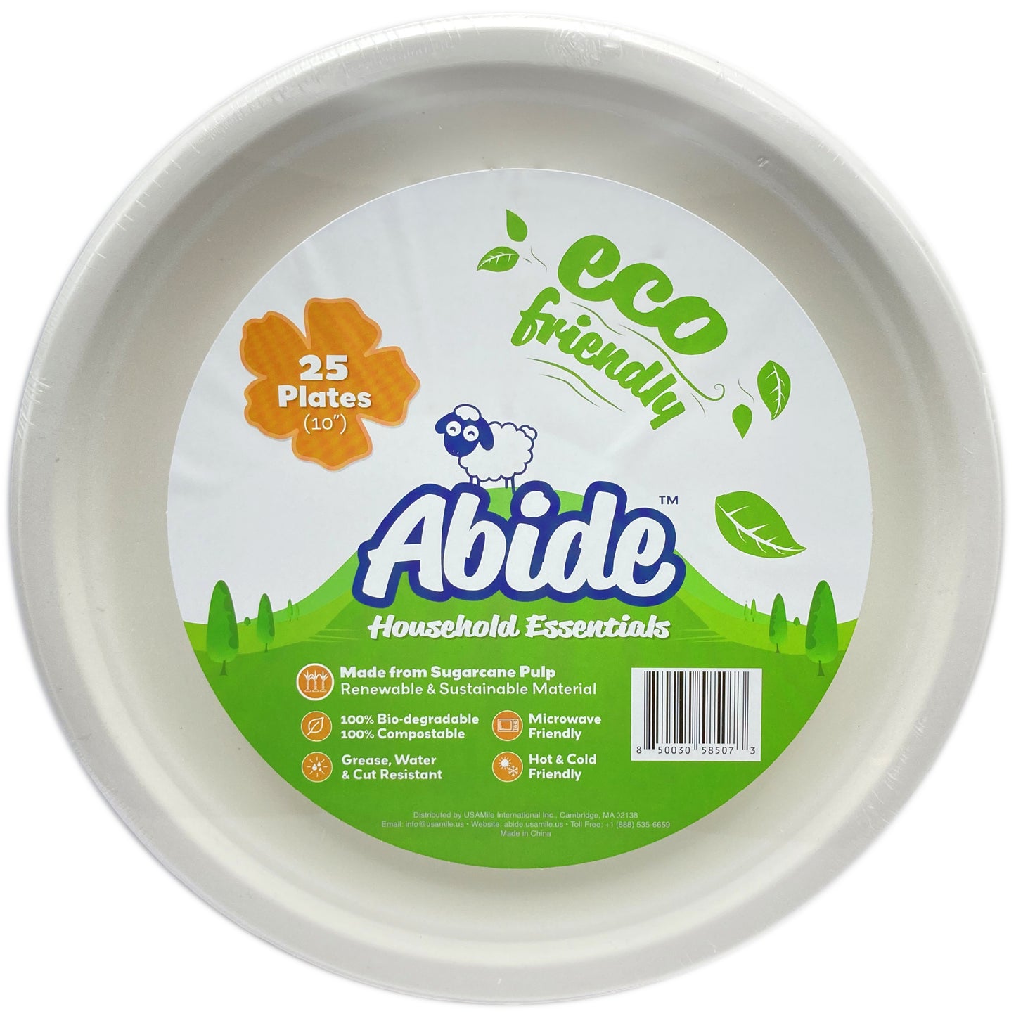 Abide Eco Compostable Dinner Plates