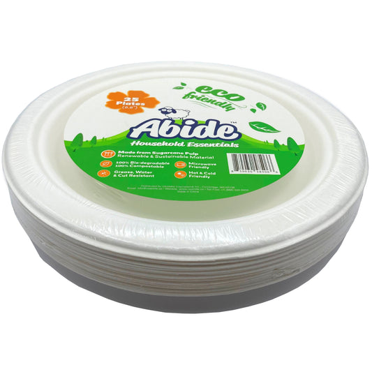 Abide Eco Compostable Lunch Plates