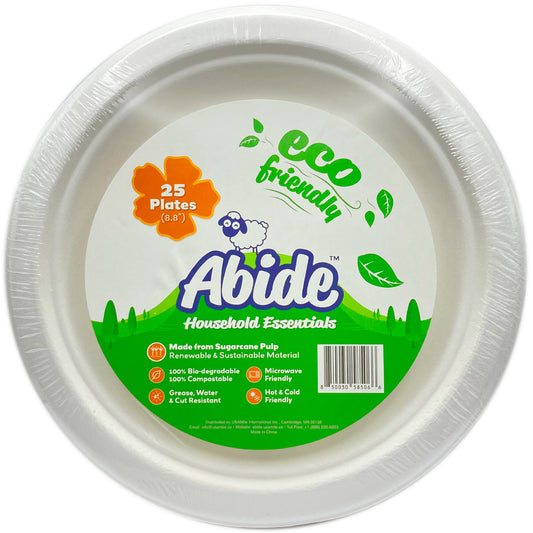 Abide Eco Compostable Lunch Plates