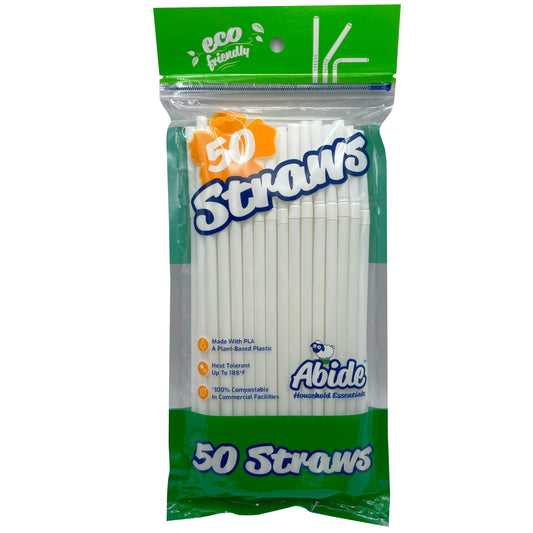 Abide Eco Compostable Plastic Straws