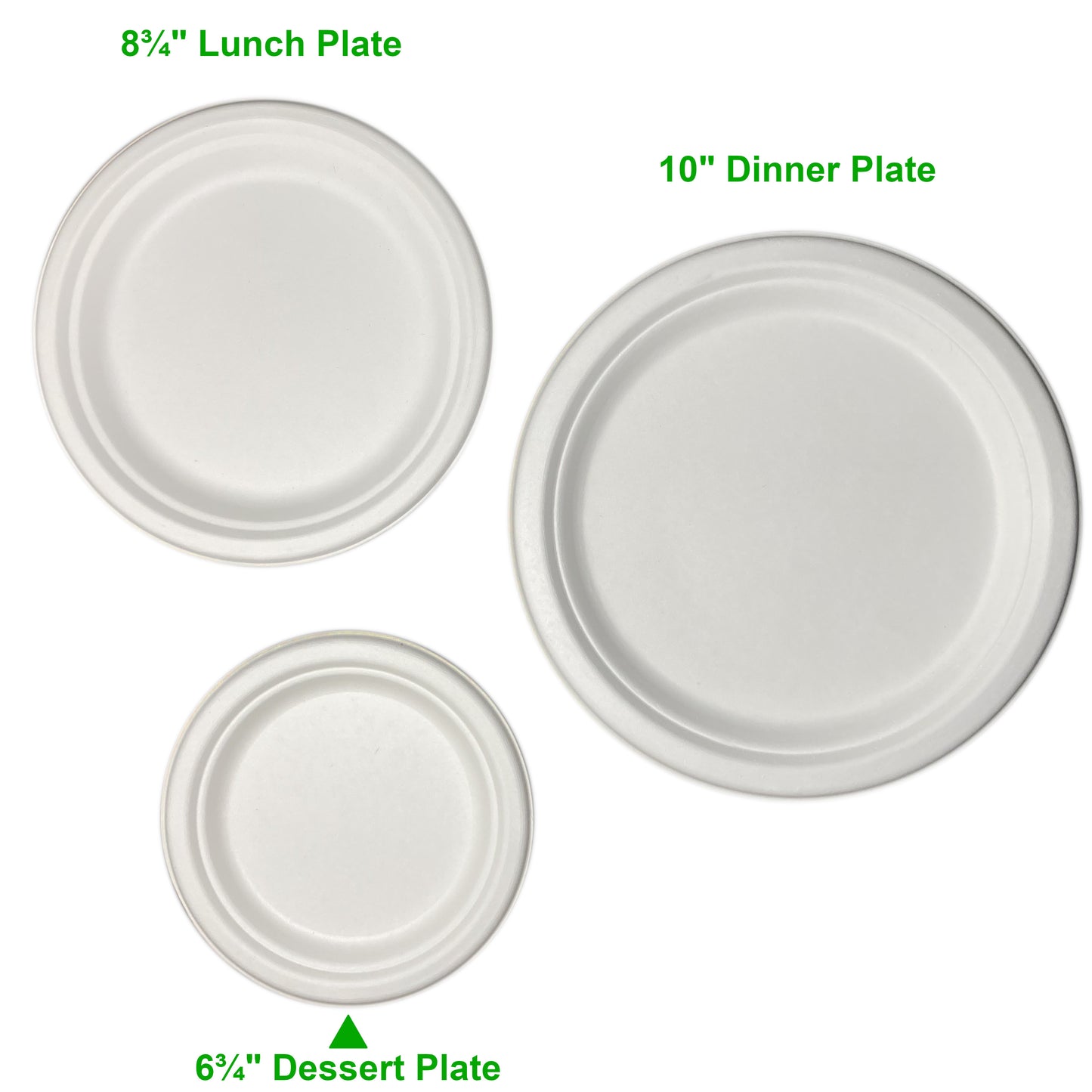 Abide Eco Compostable Dessert Plates