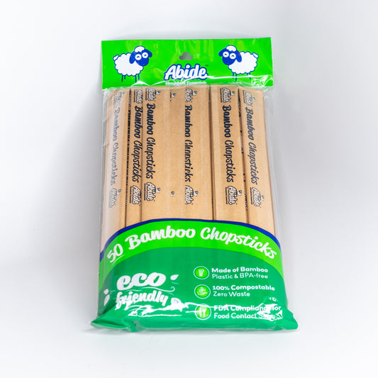 Abide Eco Friendly 9" Bamboo Chopsticks